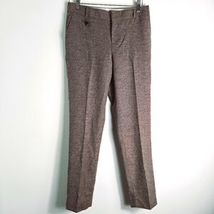 Banana Republic The Martin Fit Wool Blend Mid Rise Trousers Pants